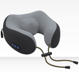Memory foam αυχενικό μαξιλάρι μασάζ με μπαταρία