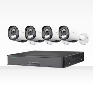 G Craftsman σετ POE με 4 μεταλλικές κάμερες Bullet 6MP και 8κάναλο καταγραφικό 4Κ με AI διαχωρισμό καταγραφής κίνησης