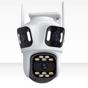 Alternative view of Wifi ασύρματη με τριπλό φακό 12Mp ευρυγώνιας κάλυψης και smart night vision 2025