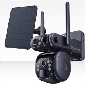 Alternative view of Κάμερα ασφαλείας Dual Band και wifi και 4G με διπλό φακό ηλιακή και τεχνητή νοημοσύνη