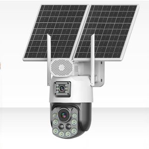 Alternative view of Ασύρματη αυτόνομη 4G κάμερα με τεράστιο ζούμ και τηλεσκοπικό φακό 36Χ με σειρήνα 100DB