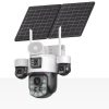 4G Τετραπλή solar κάμερα με τρείς Ρομποτικούς φακούς και τεράστιο ζούμ 99Χ Bogias