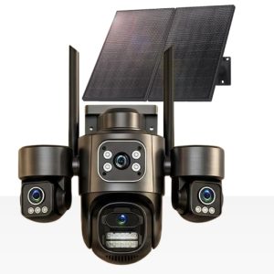 Alternative view of 4G κάμερα με ηλιακό τριπλή με τριπλό μηχανισμό και ζούμ για 32 μέτρα